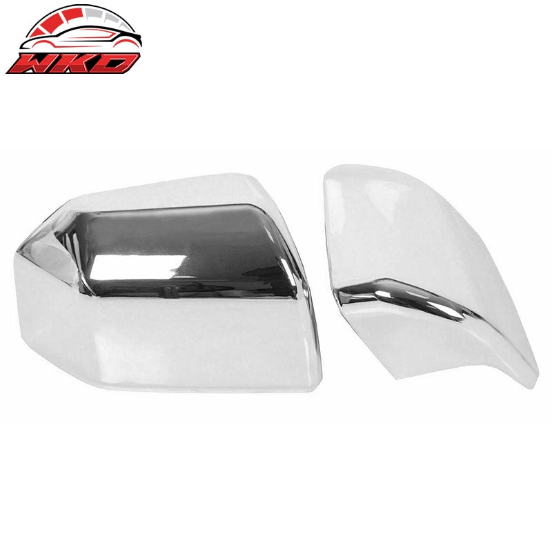 Wholesale 15-20 Ford F-150 Rearview Mirror Cover Left Right Side Caps Chrome ABS Pair
