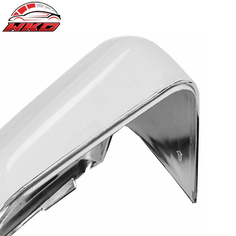 Fits 15-20 Ford F-150 Rearview Mirror Cover Left Right Side Caps Chrome ABS Pair