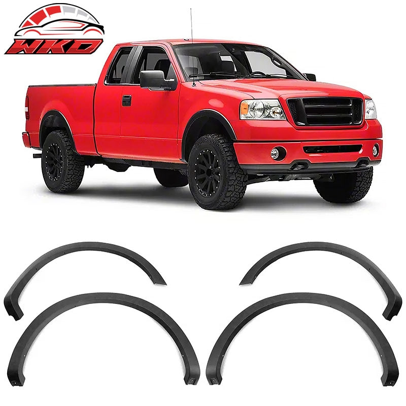 Fits 04-08 Ford F-150 Styleside OE Style Fender Flares Wheel Arch Guard PU 4PCS