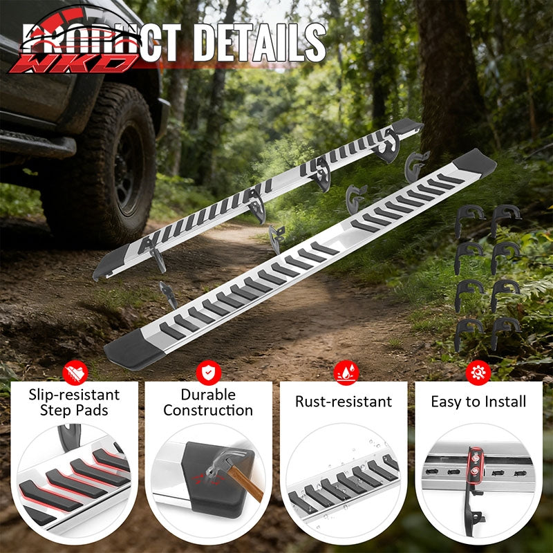 Fits 04-14 Ford F-150 SuperCab 6" OE Style Running Boards Side Step Nerf Bars