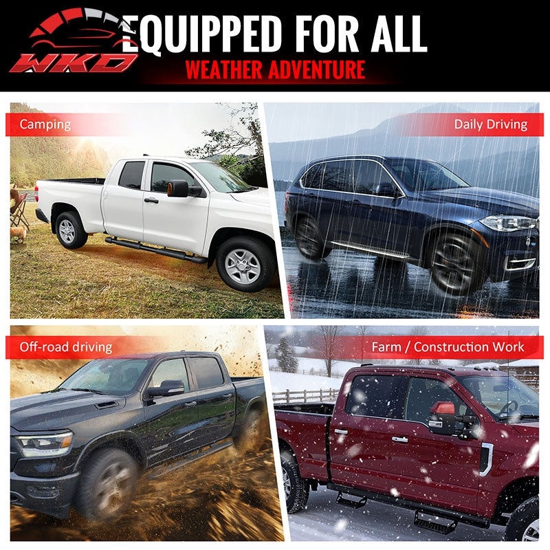 Fits 04-14 Ford F-150 SuperCab 6" OE Style Running Boards Side Step Nerf Bars