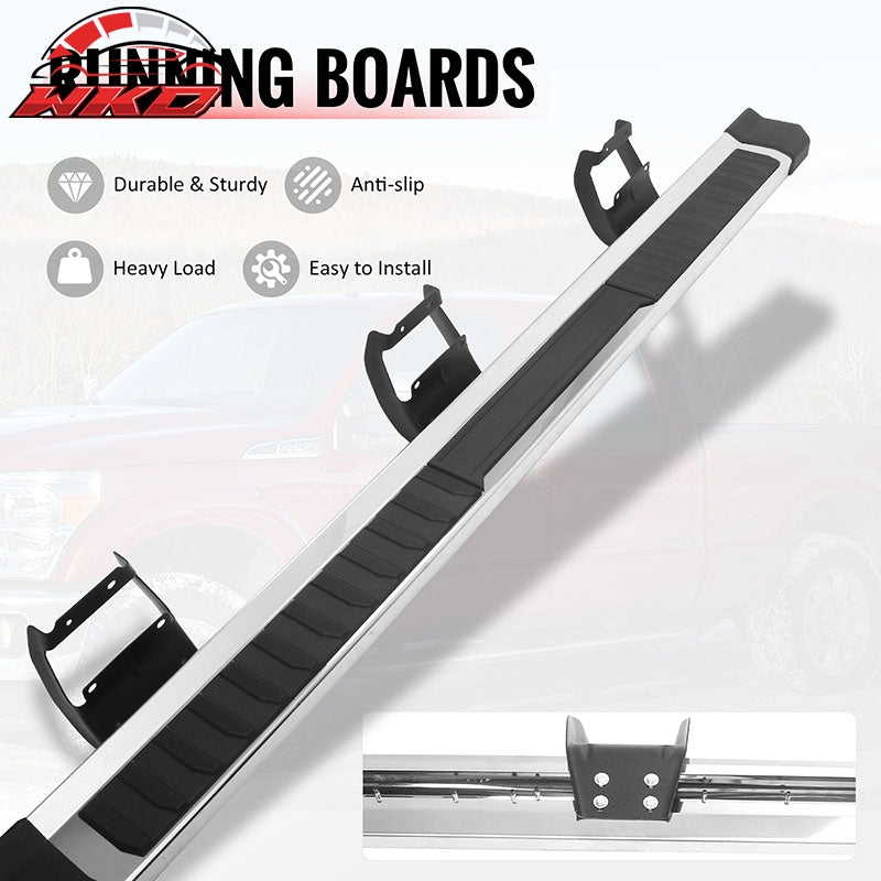 Wholesale 04-14 Ford F-150 SuperCrew Cab 6" 21 F150 OE Style Running Boards Nerf Bars - Wikond Auto