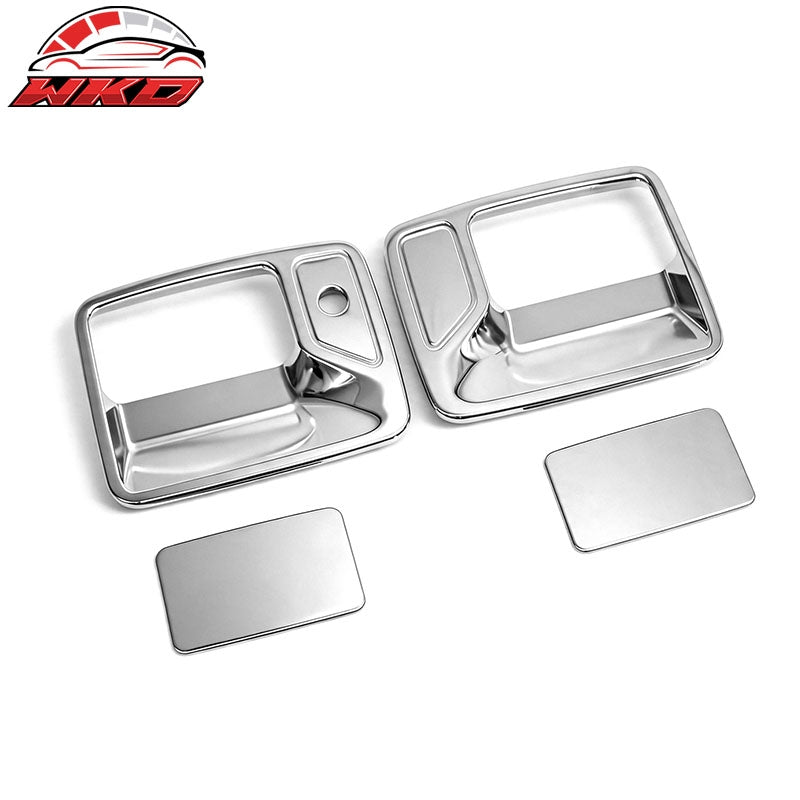 For 99-16 Ford F-250 F-350 F-450 Super Duty Chrome Door Handle Covers 1 Key Hole
