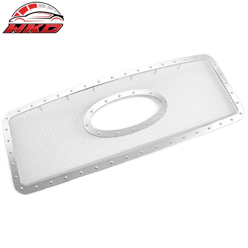 Fits 11-16 Ford F-250 F-350 F-450 Super Duty Mesh Grille Chrome Stainless Steel