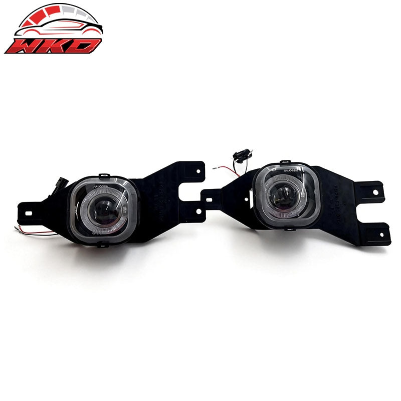 Wholesale 01-04 Ford F-250 F-350 Front Bumper Projector Fog Lights Lamps Black 2PCS