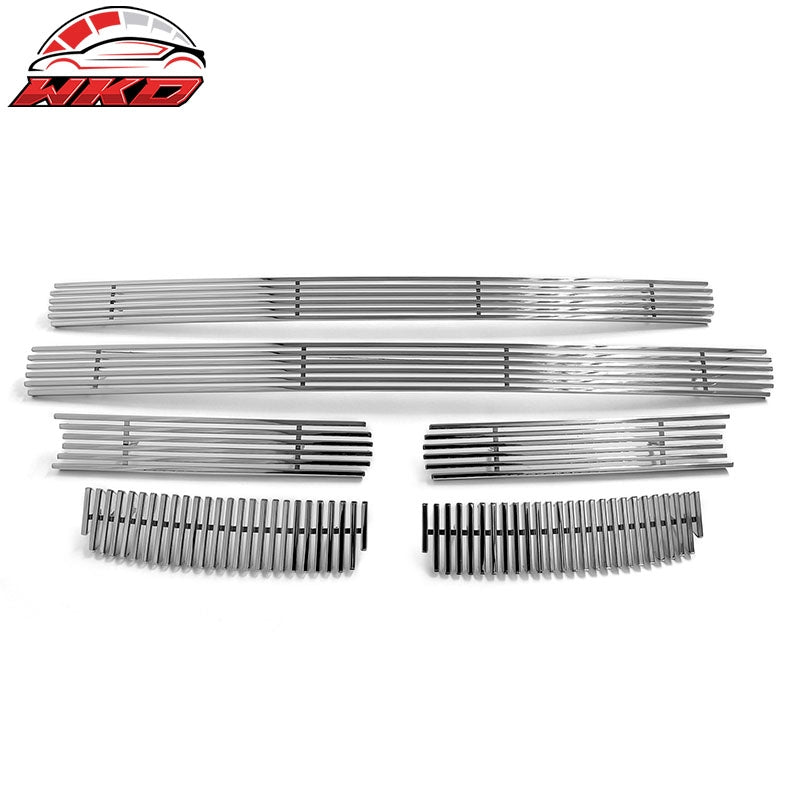For 05-07 Ford F-250 F-350 Super Duty Billet Front Grille Chrome Stainless Steel