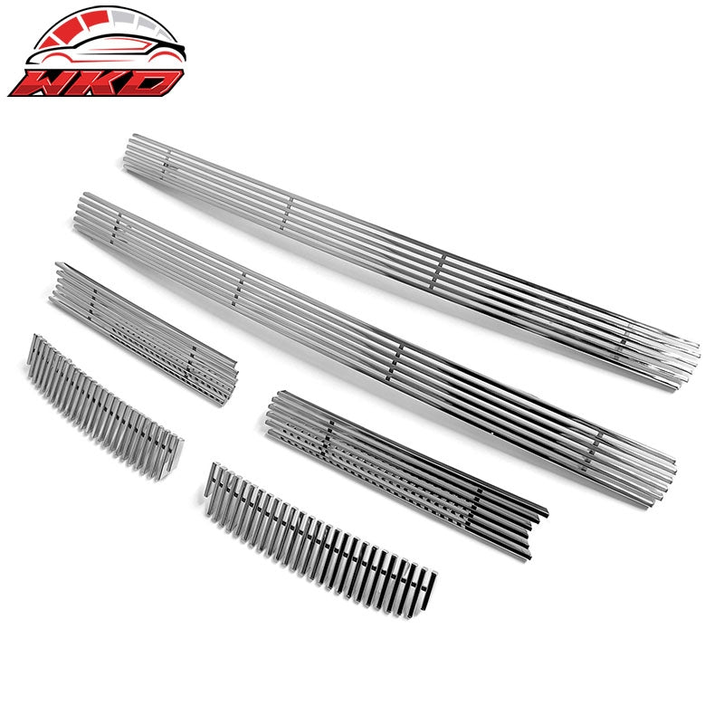 For 05-07 Ford F-250 F-350 Super Duty Billet Front Grille Chrome Stainless Steel