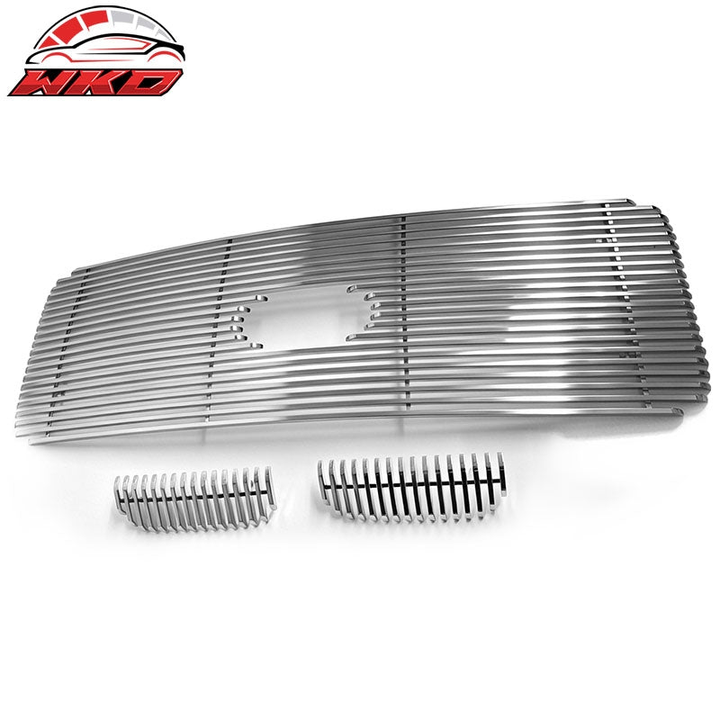 Fits 1999-2004 Ford F-250 F-350 Super Duty Excursion Front Grille Chrome Billet