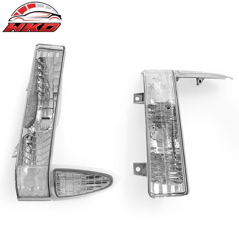 Fits 99-04 Ford F-250/F-350 Super Duty Front Bumper Turn Signal Parking Lights