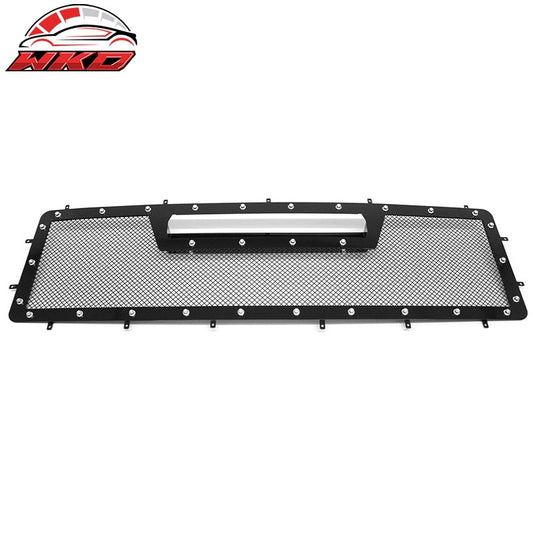 Wholesale 2008-2010 Ford F-250 F-350 Super Duty Grille Black Mesh + Chrome Rivets