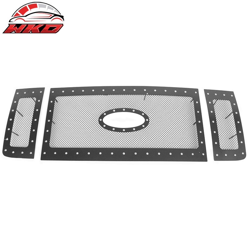 Wholesale 08-10 Ford F-250 F-350 Super Duty Mesh Style Front Grille Stainless Steel