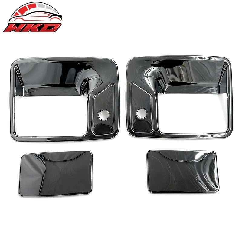 Wholesale 99-07 Ford F-250 Super Duty Chrome Side Door Handle Cover ABS w/ 2 Keyholes - Wikond Auto