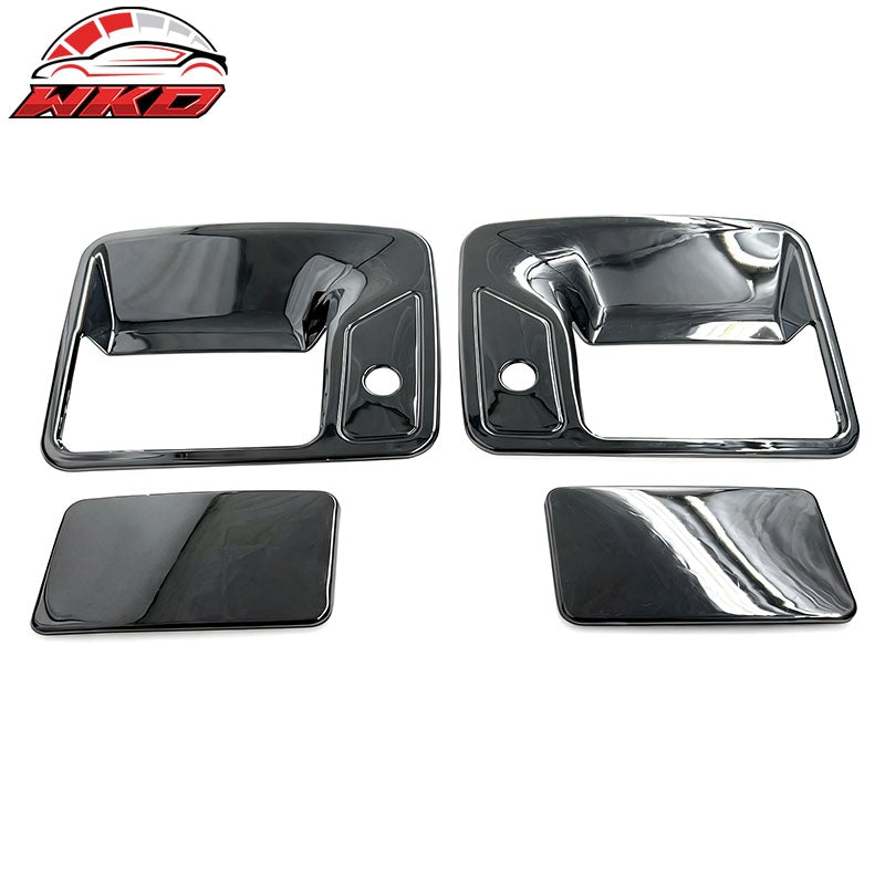 Wholesale 99-07 Ford F-250 Super Duty Chrome Side Door Handle Cover ABS w/ 2 Keyholes - Wikond Auto