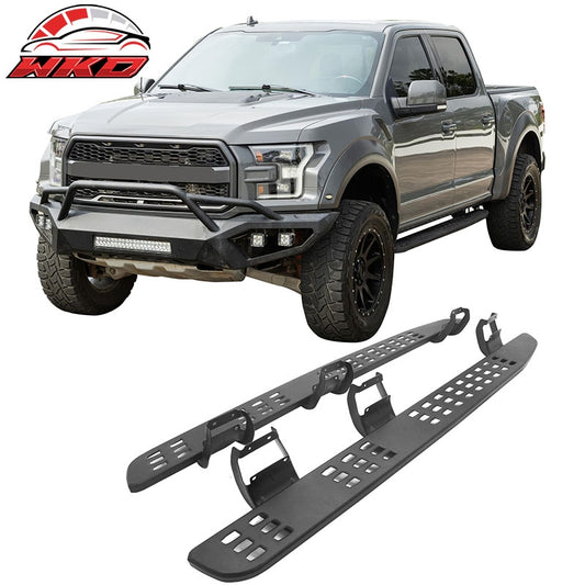 Wholesale 17-26 Ford F-250 Super Duty SuperCrew Cab 7.5" Raptor Style Running Boards - Wikond Auto