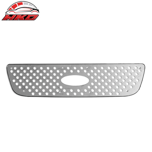 Wholesale 99-03 Ford F150 Pickup Stainless Steel Front Bumper Upper Grille Chrome - Wikond Auto