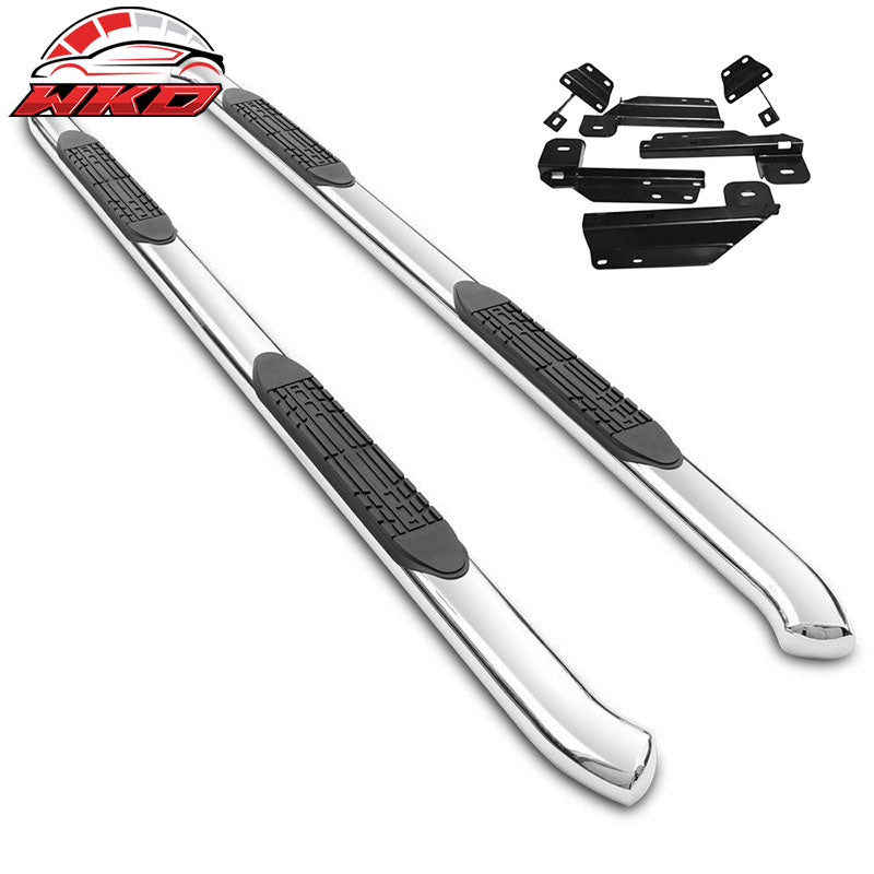 Wholesale 15-22 F150 Crew Cab 4DR 4 Inch Stainless Steel Side Steps Running Boards