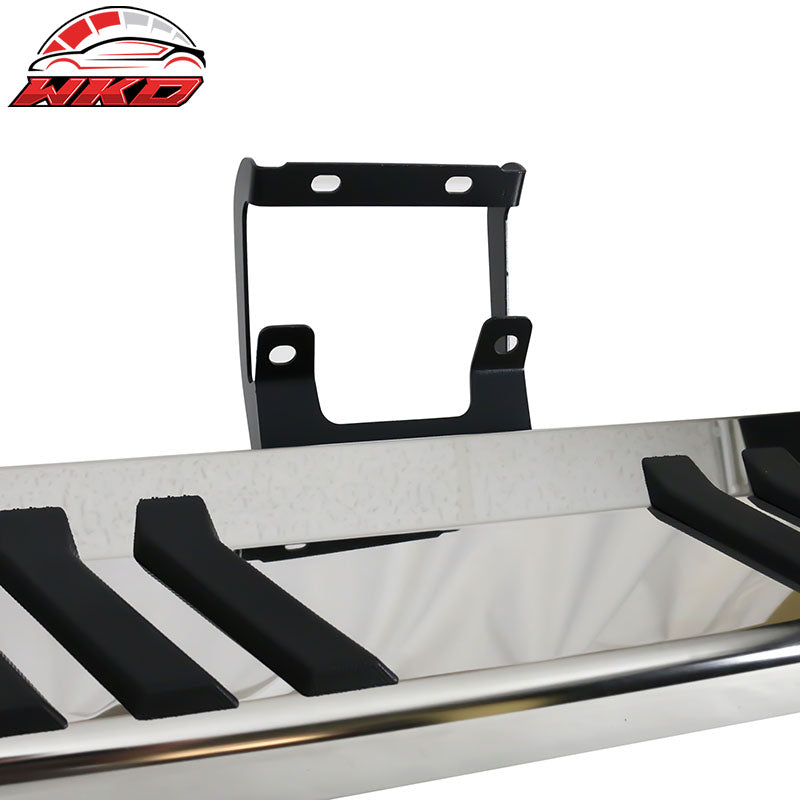 Fits 15-26 F150 SuperCrew Cab 88" V Style Running Boards Side Step Bar Silver