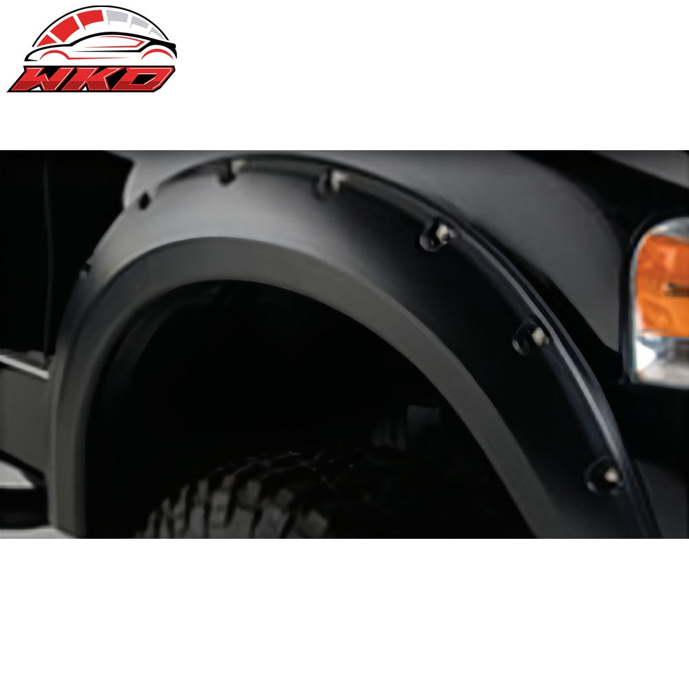 Wholesale 04-08 Ford F150 Rivet Bolt Style Wheel Fender Flares Textured ABS 4PCS Set