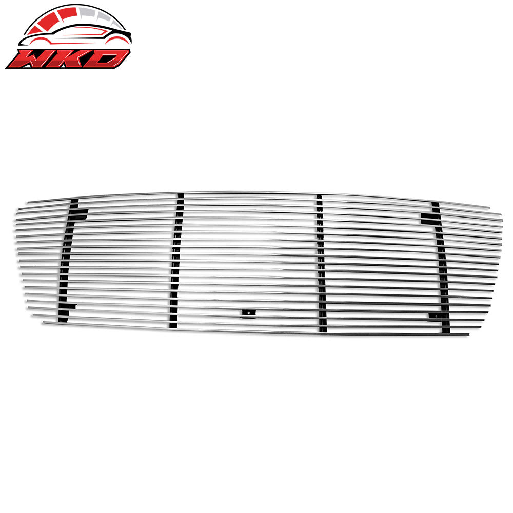 Wholesale 04-08 Ford F-150 Horizontal Overlay Style Front Grille Polished Silver