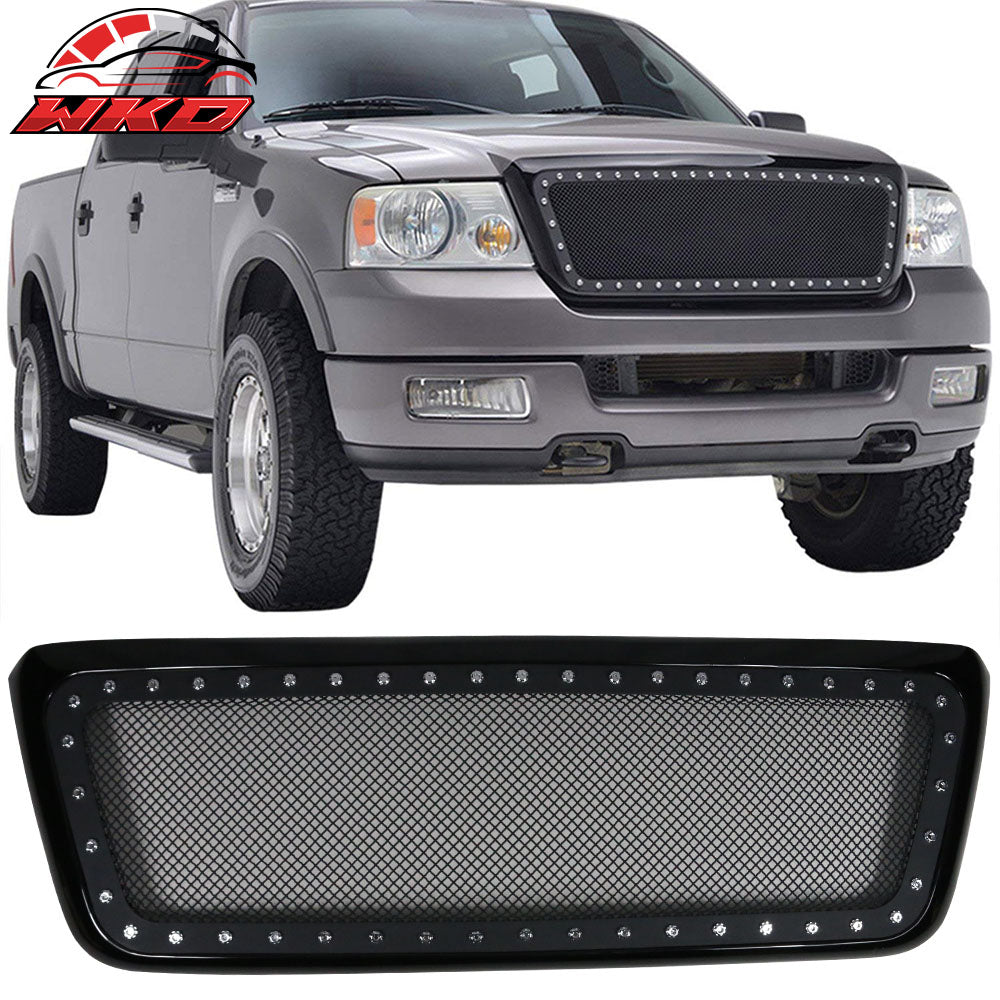 Fits 04-08 Ford F150 Front Upper Mesh Grille Replacement Rivet w/ Shell - ABS