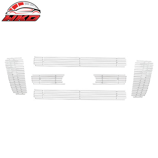 Wholesale 04-08 Ford F-150 F150 6PC Front Upper Grille Inserts Chrome Stainless Steel