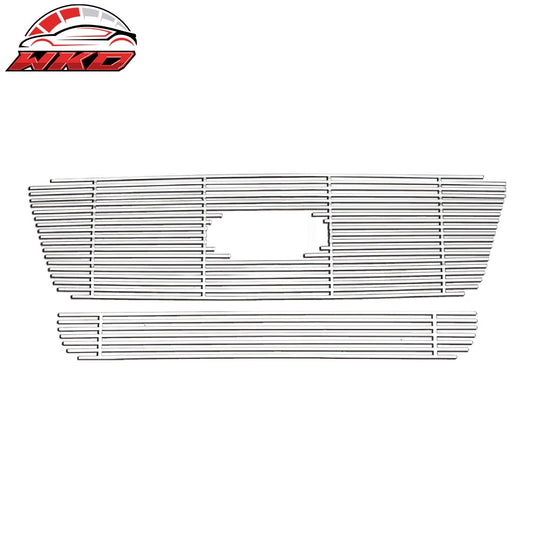 Wholesale 04-08 Ford F-150 Front Bumper Insert Grille Grill Stainless Steel Chrome