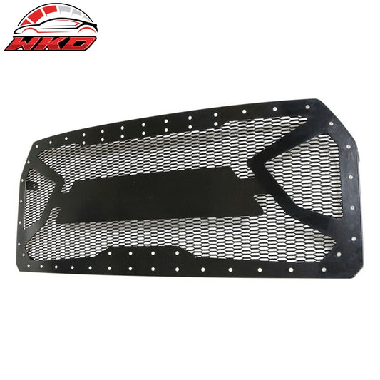 Wholesale 15-22 Ford F-150 Front Bumper Upper Hood Mesh Grille Guard Unpainted Black