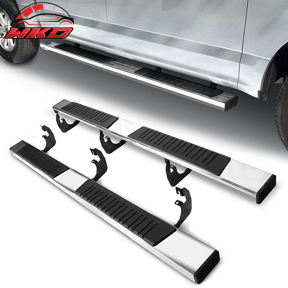 Fits 15-22 Ford F150 F250 F350 Super Cab 6" Side Step Nerf Bars Running Boards