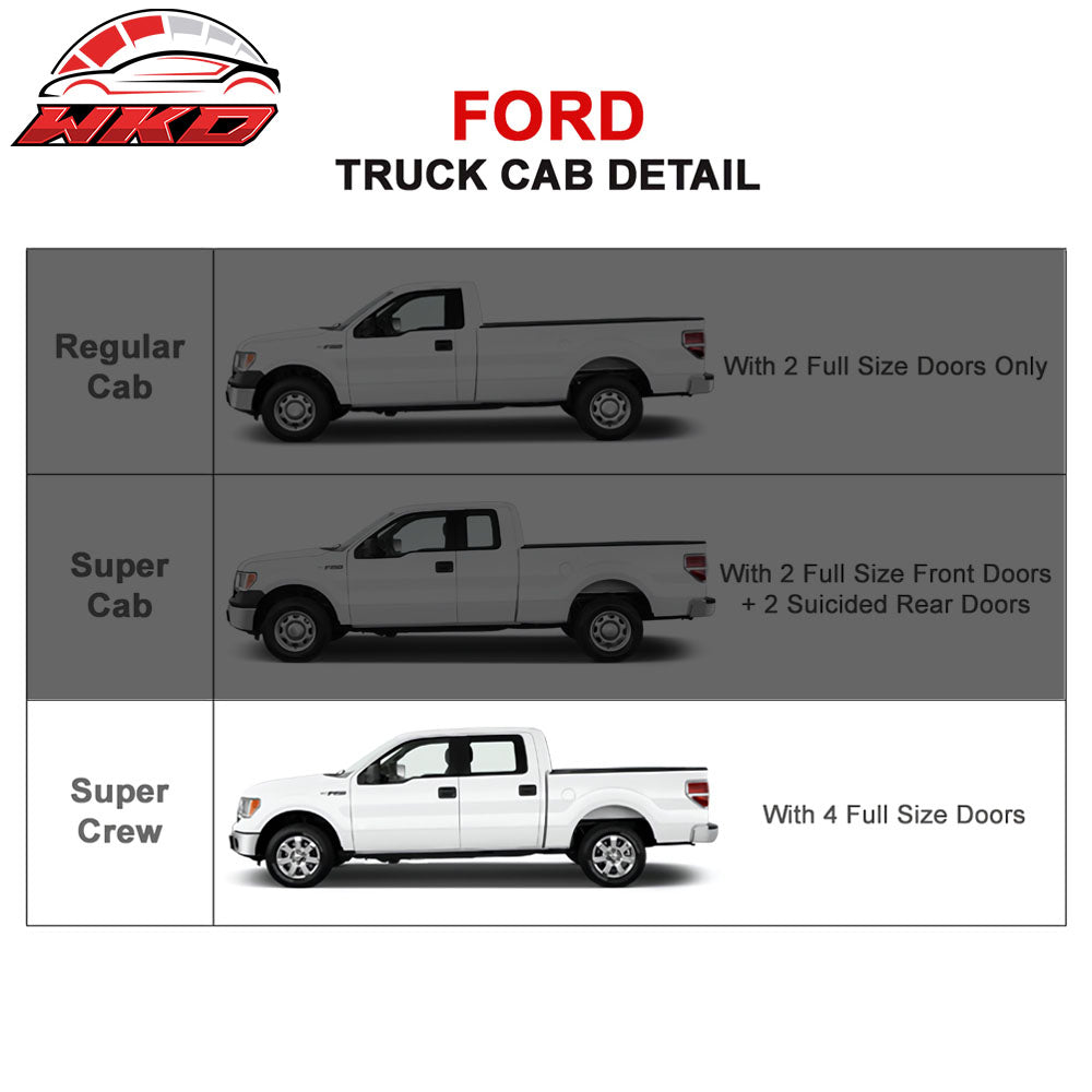 Fits 04-08 F150 Supercrew Cab 5 Inch Stainless Steel Side Steps Running Boards