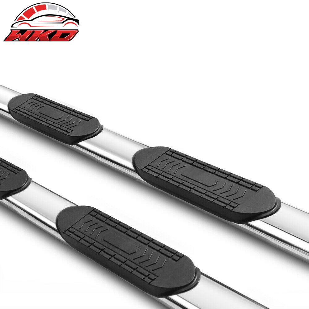 Fits 04-08 F-150 Super Cab 5in Oval Curved Side Step Nerf Bar Running Board 2PCS