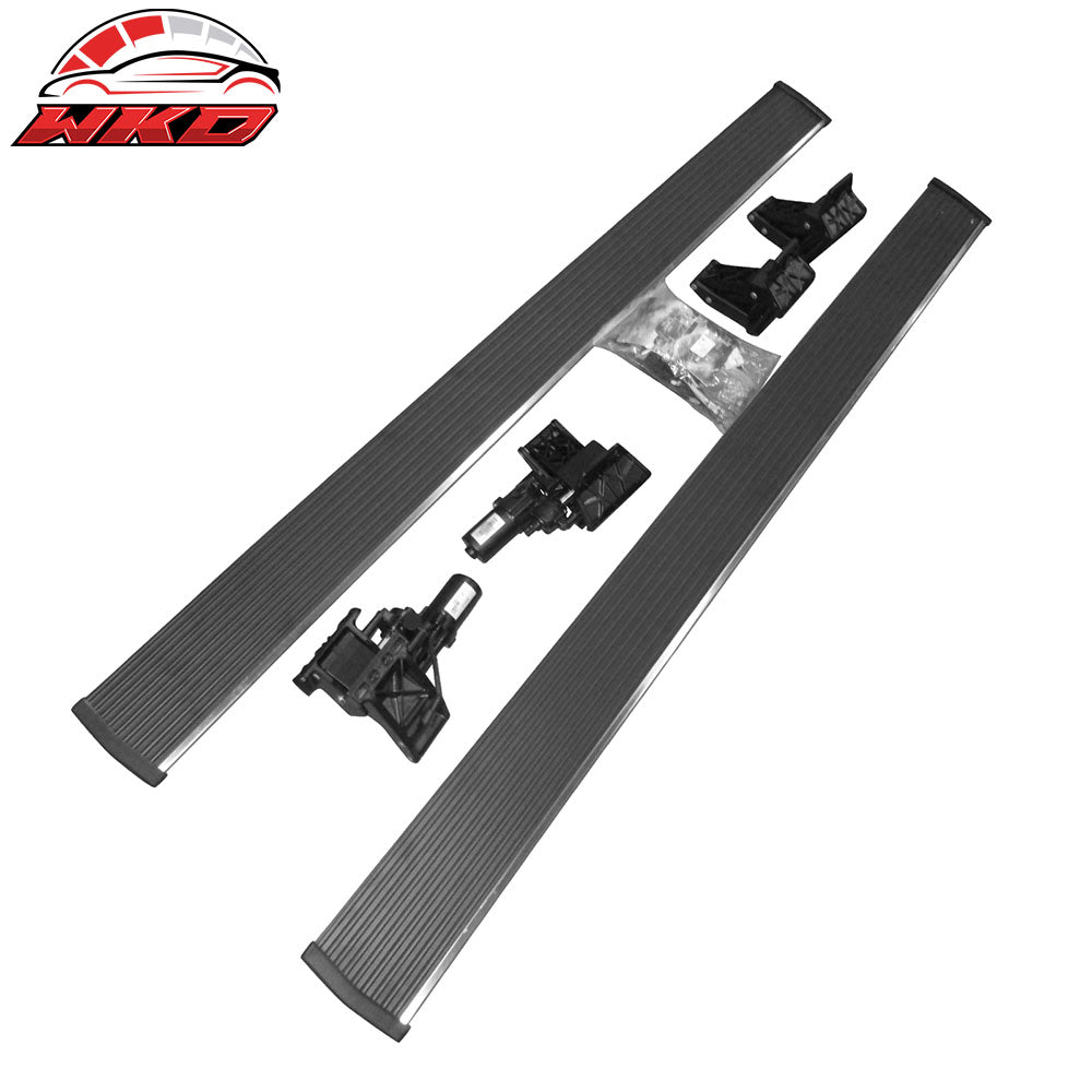 Fits 15-20 Ford F-150 Crew Extended Cab Black Running Board Side Step Nerf Bars