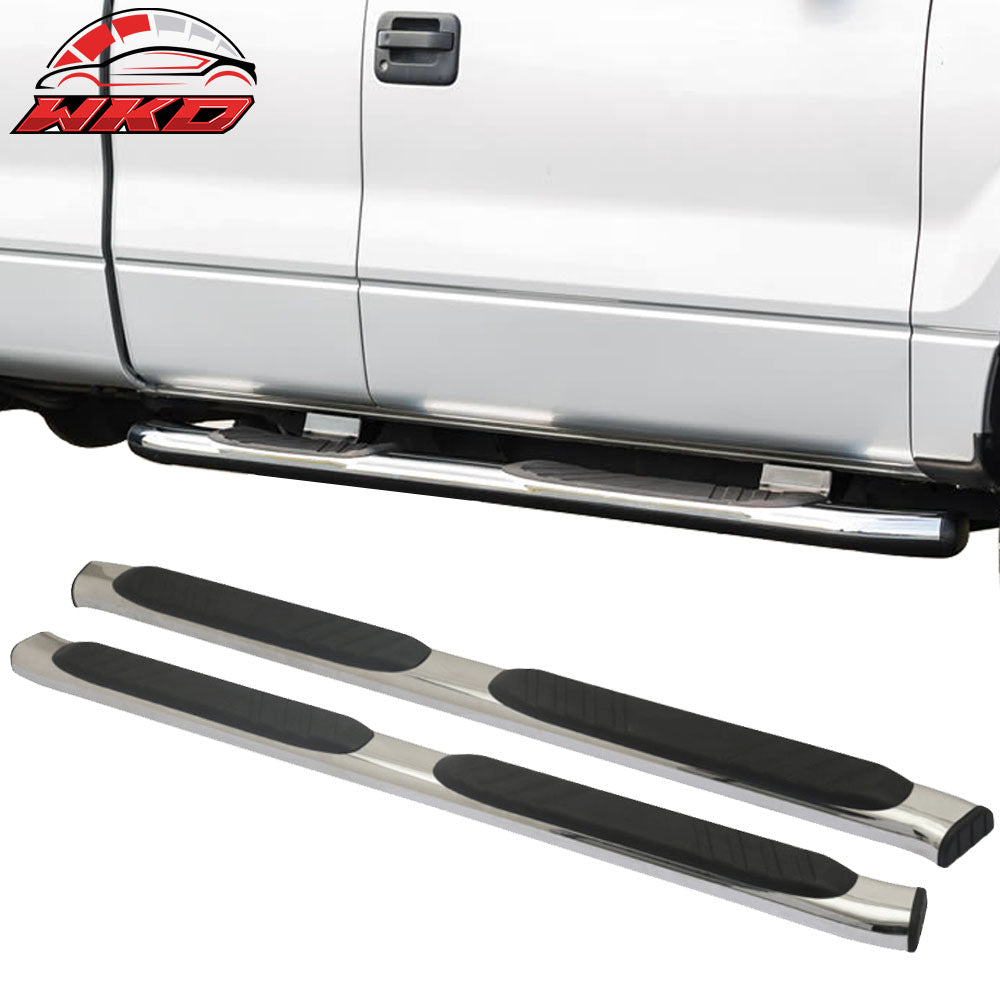 Fits 04-14 Ford F150 Extended Cab OE Style 5 Inch Side Step Bar Running Boards