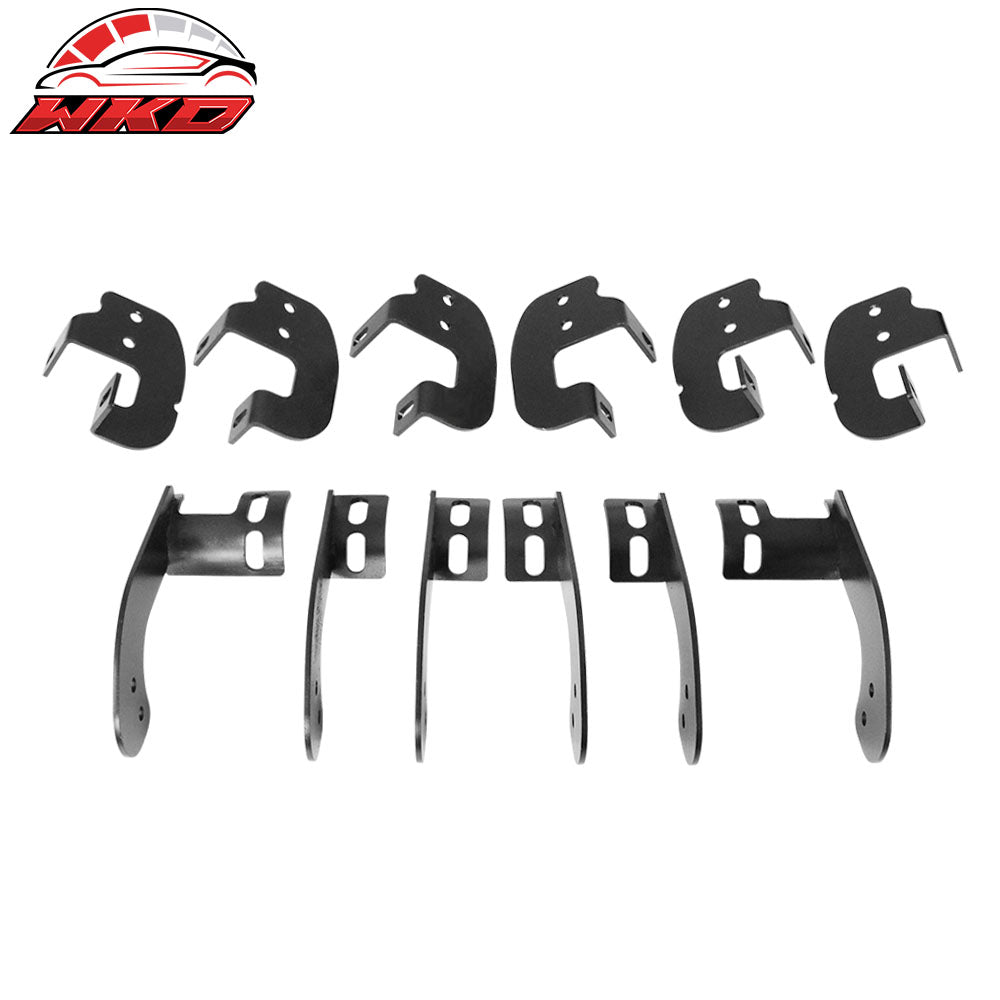 Fits 15-22 Ford F-150 SuperCrew Cab BCK Style Side Step Bars