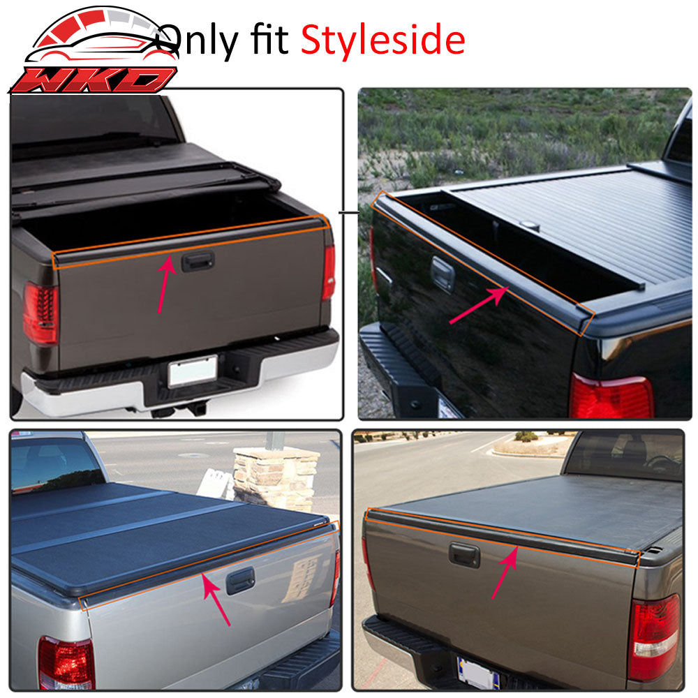 Fits 04-08 Ford F-150 Styleside Trunk Top Protector Cover Tailgate Moulding Cap