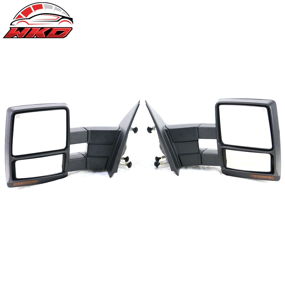 Wholesale 07-14 F150 Towing Mirrors Power Heated Turn Signal Puddle Light LH RH 2PC