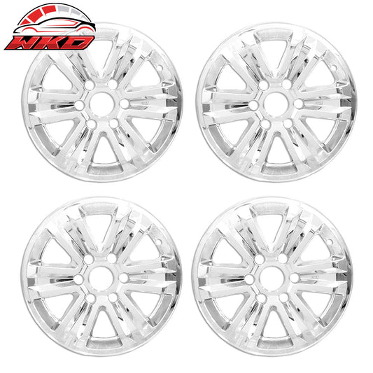 Wholesale 15-17 Ford F150 17" Chrome Wheel Skin Cover Rim Center Hub Caps ABS 4PCS