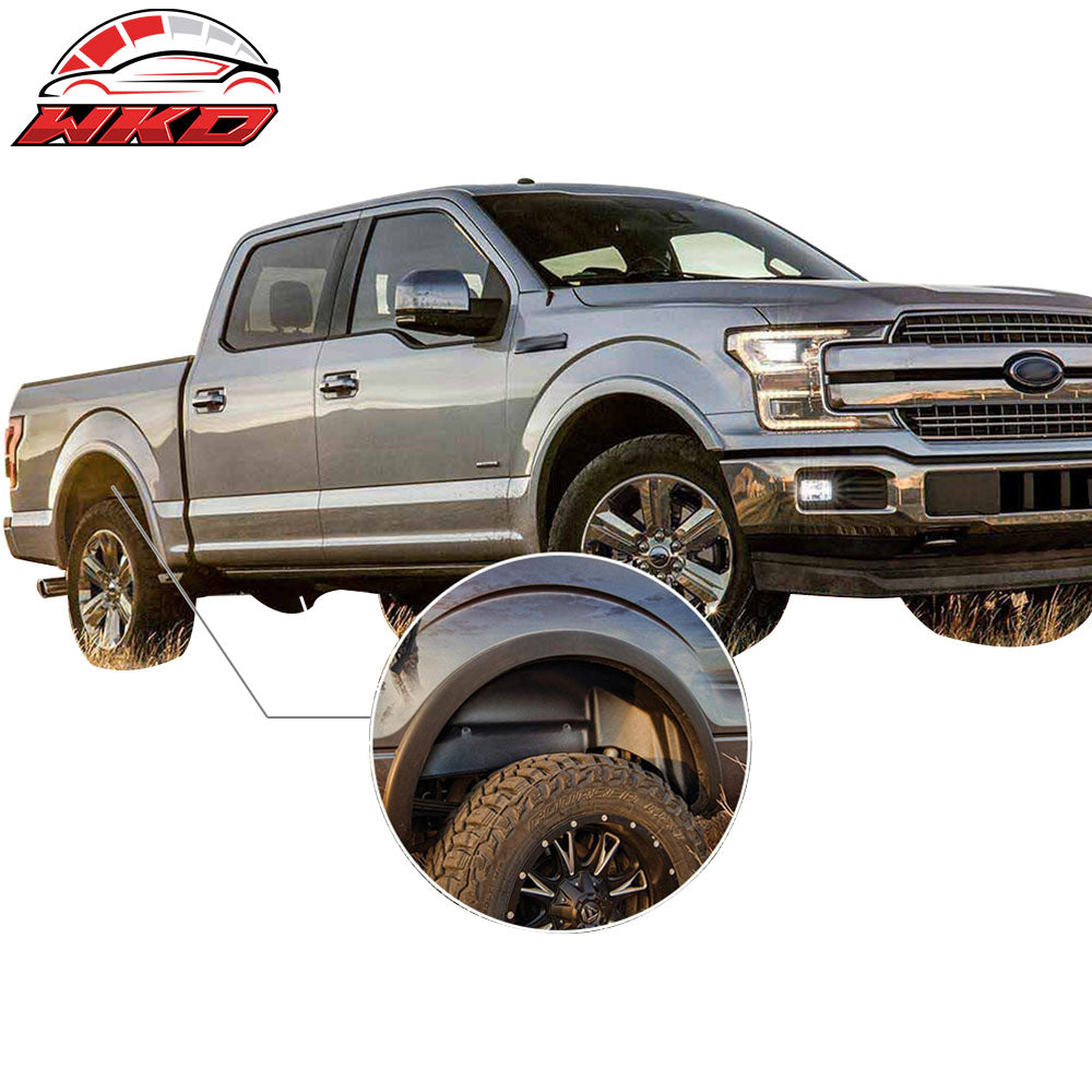 Fits 15-20 Ford F150 Rear Wheel Well Guards Liners Unpainted PP