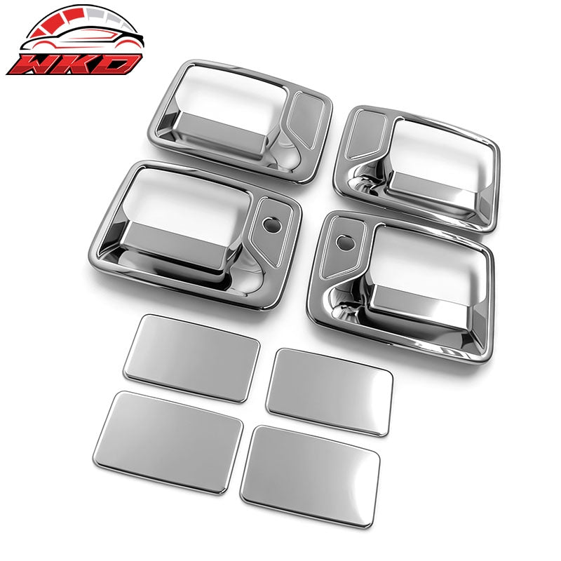 Fits 99-16 Ford F250/F350/F450/F550 Super Duty Door Handle Covers w/ 2 Key Holes