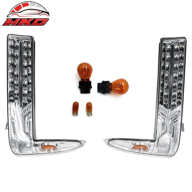 Wholesale 99-04 Ford F250/F350 Superduty Front Bumper LED Parking Lights Clear Lens