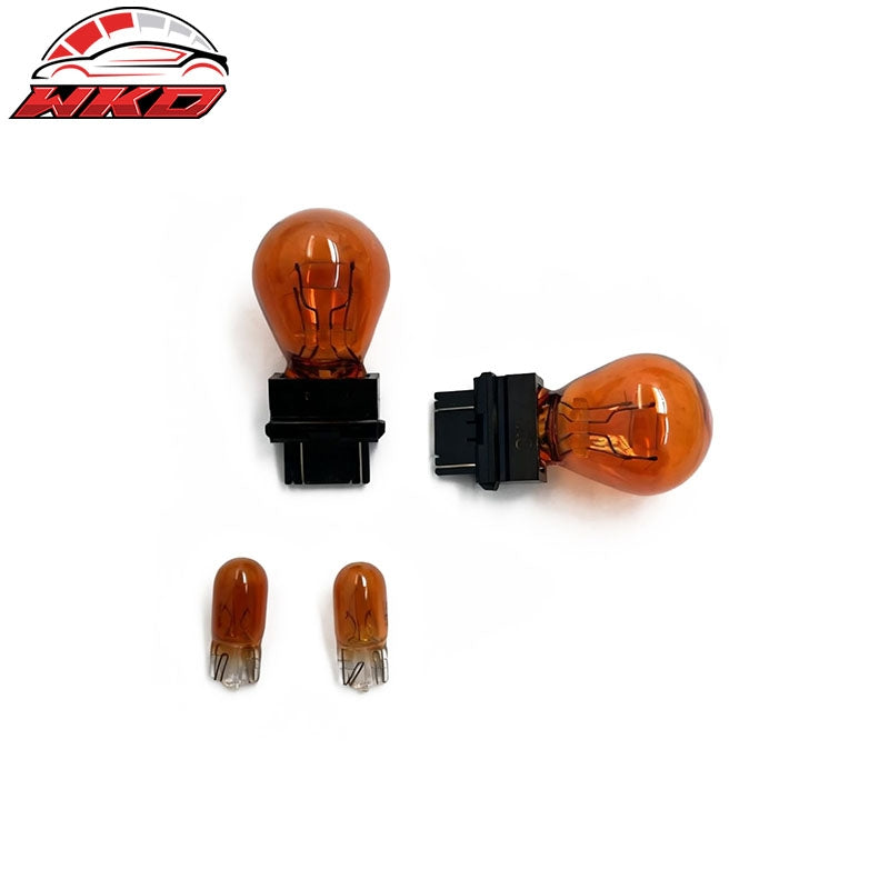 Fits 99-04 Ford F250/F350 Superduty Front Bumper LED Parking Lights Clear Lens