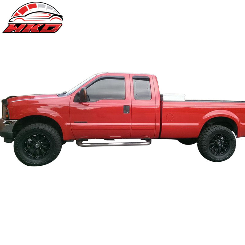 Fits 99-16 F250 F350 F450 Super Duty Cab Pickup 3Inch Stainless Steel Side Steps
