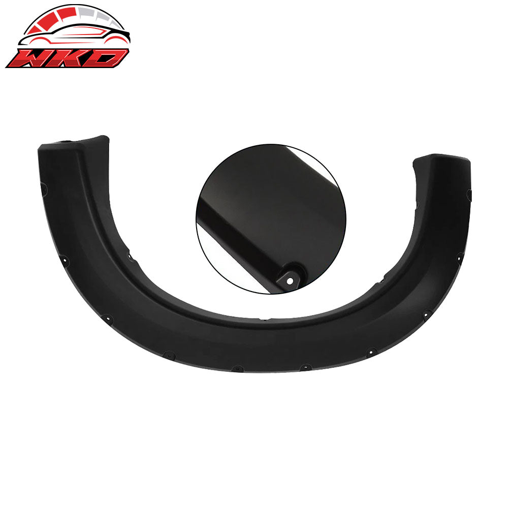 Fits 99-07 Ford F-250 F-350 Pocket Style Wheel Fender Flares Cover Smooth Black