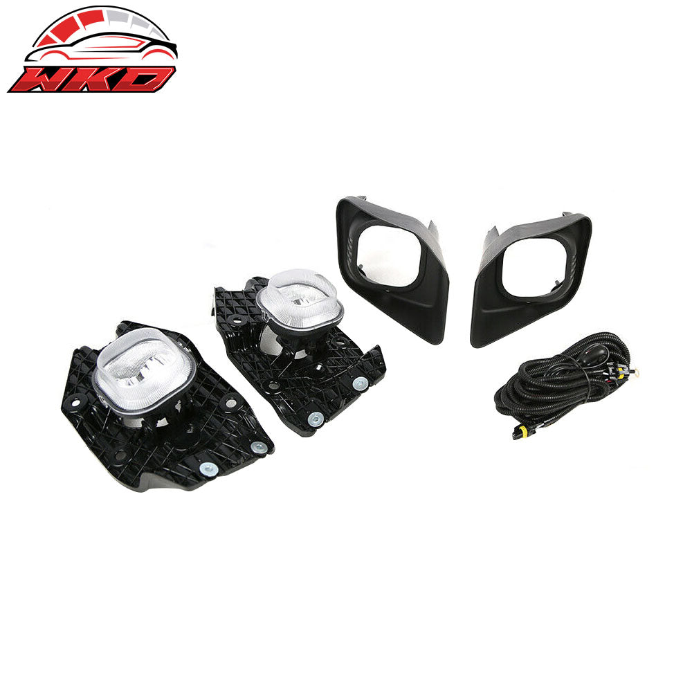 Fits 11-16 Ford F250 F350 F450 Super Duty Front Bumper Assembly Fog Lights Lamps