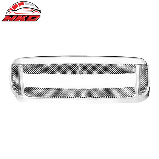 Wholesale 1999-2004 Ford Super Duty Front Bumper Hood Upper Grille Grill Trim Chrome