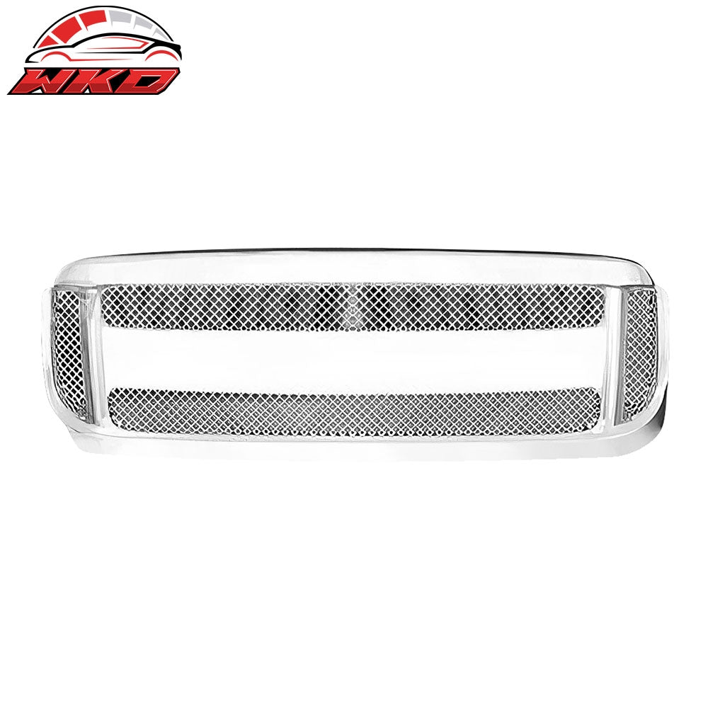 Wholesale 1999-2004 Ford Super Duty Front Bumper Hood Upper Grille Grill Trim Chrome