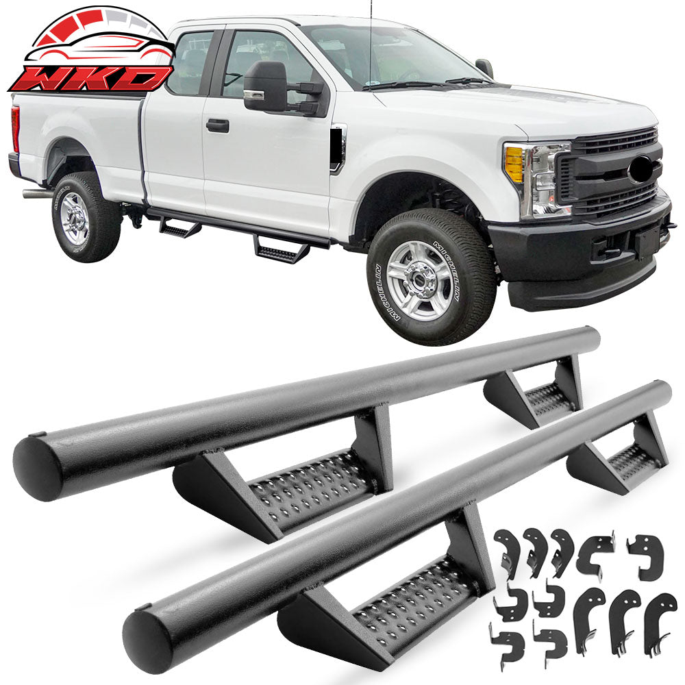 Fits 17-22 Ford F-250 Superduty Super Cab BCK Style Side Step Bars