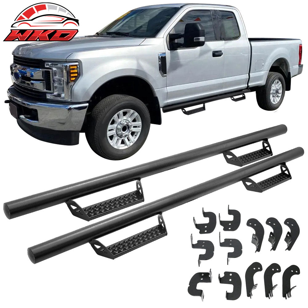 Fits 17-22 Ford F250 Super duty Super Cab BCT Style Side Step Bars Running Board