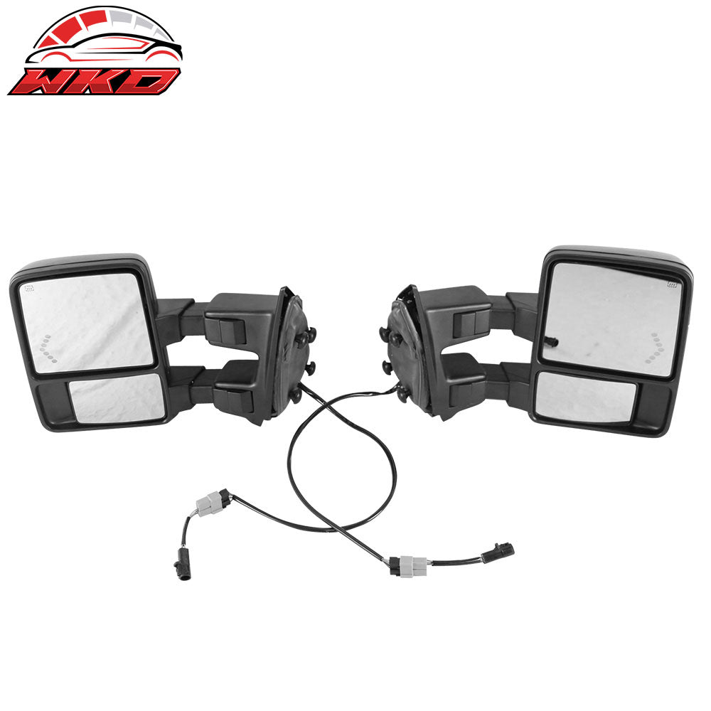 Fits 03-07 F250 Side View Mirror Power Heated Turn Signal Light Arrow Lamp