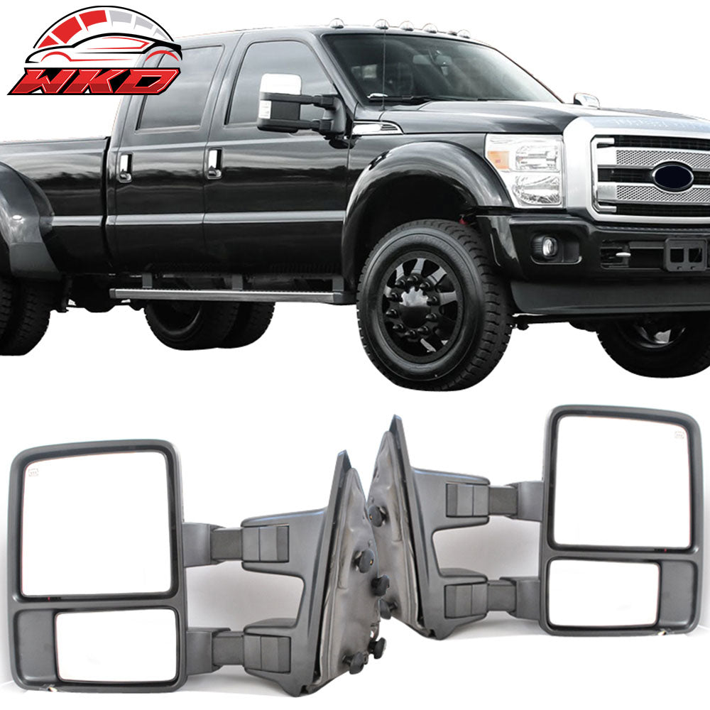 Fits 08-15 F250-F550 Super Duty Towing Mirrors Power Heated Signal Arrow Lamp