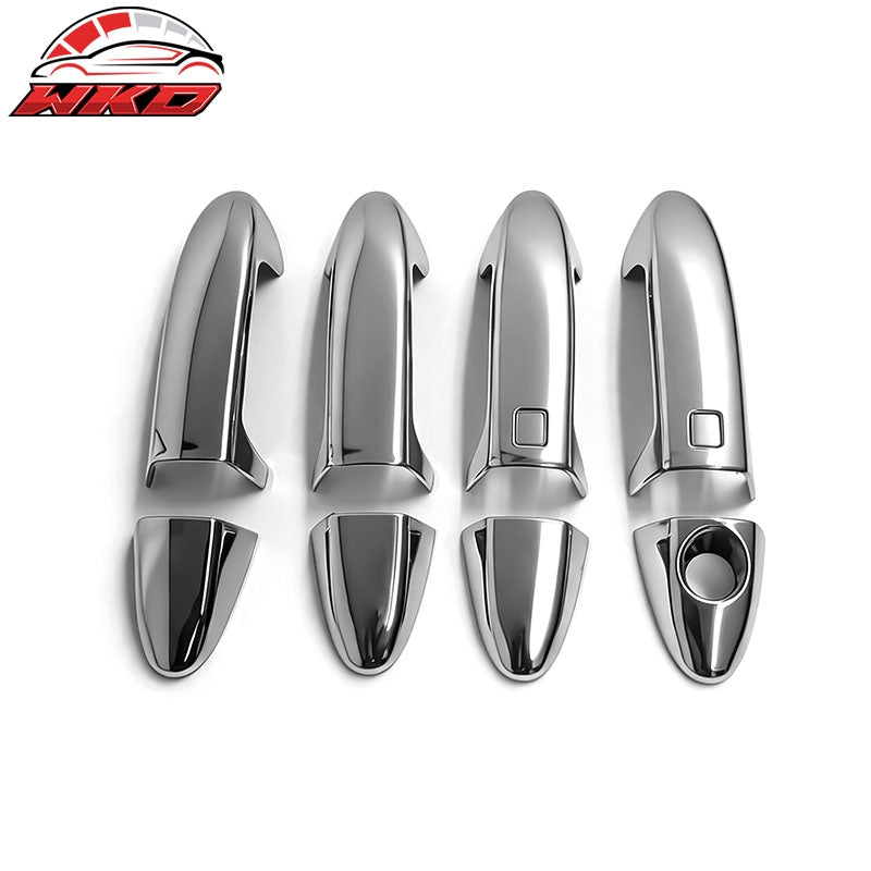 Wholesale 11-16 Ford Fiesta Chrome ABS Door Handle Covers w/ 1 Key Hole& 2 Smart Keys